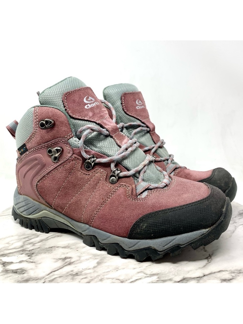 Clorts HKM-822E Suede Trail Hiking Boots 9.5/41 Waterproof Membrane Activewear